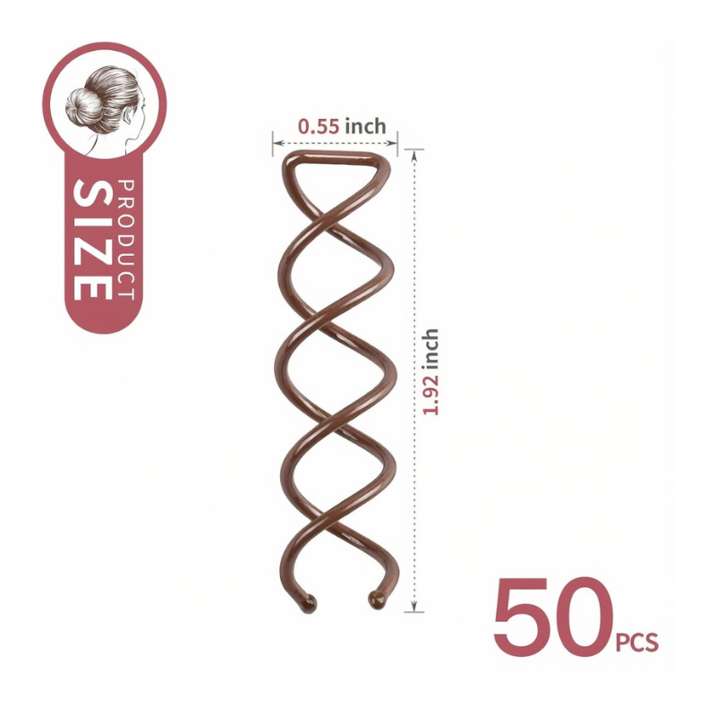 50 Twist Pins (.55x1.92)