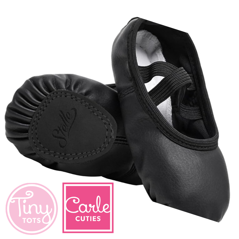 Black Ballet Slippers (Cuties/Tots)