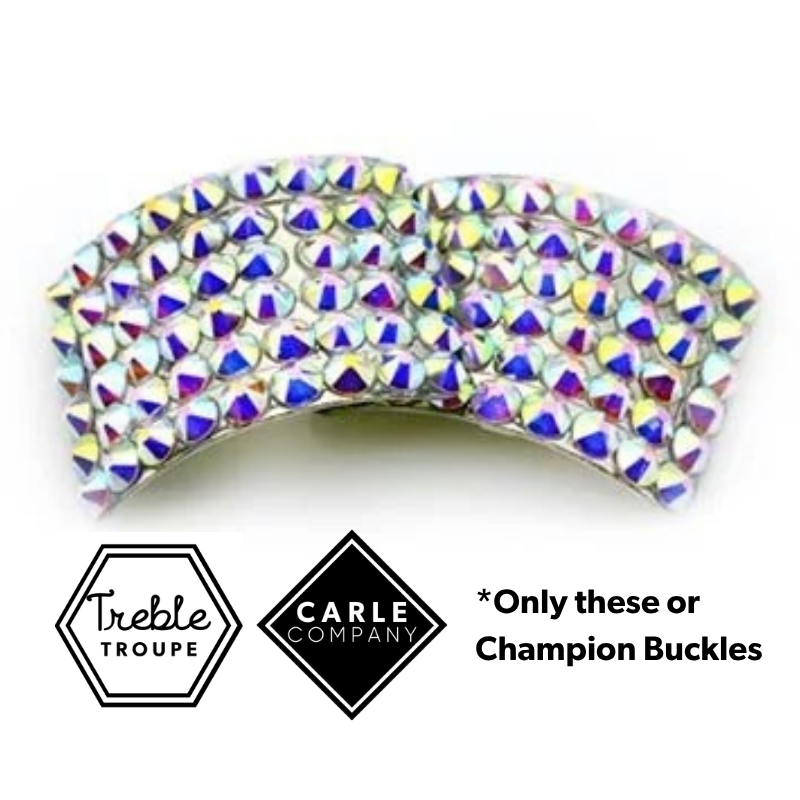 Crystal Buckle Silver SS30