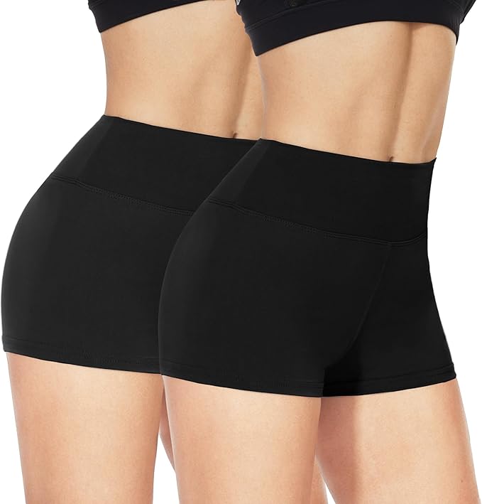 Womens 2pk Biker Shorts