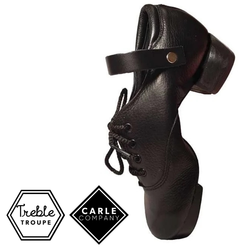 Flexi Gold Black Suede Sole Jig Shoe